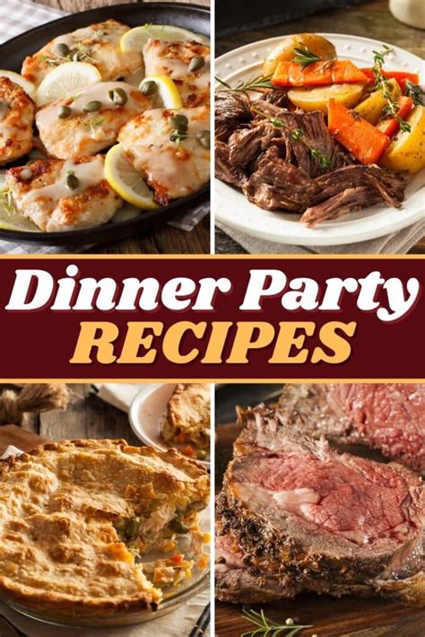 30 Easy Dinner Party Recipes - Insanely Good