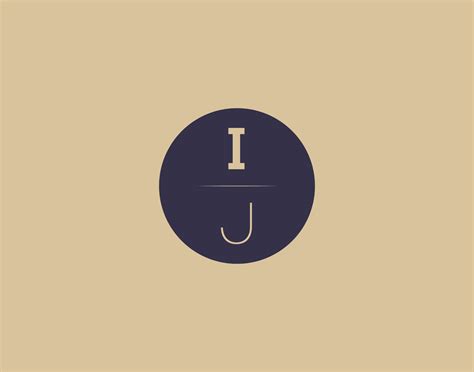 IJ letter modern elegant logo design vector images 19148903 Vector Art ...