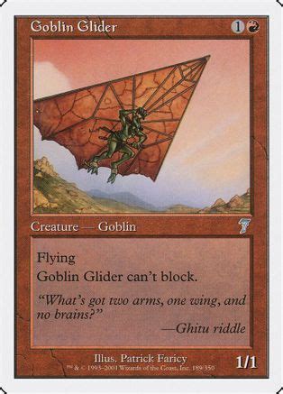 goblin glider  edition magic  gathering