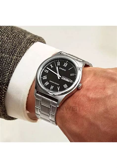線上選購 Casio Watches Men's Analog Watch MTP-V006D-1B Stainless Steel Band ...