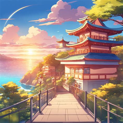 places  landscapes  anime style masterbundles