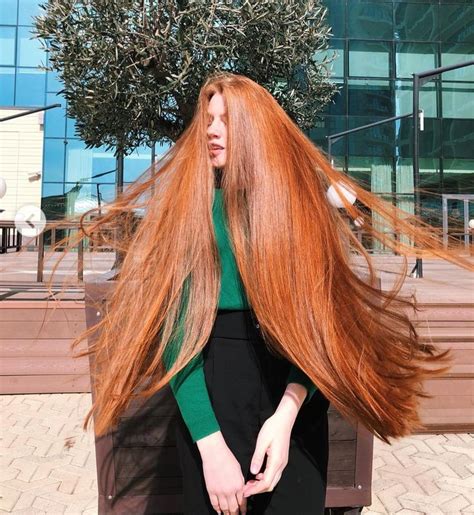 pin van keith op beautiful long straight red hair lang haar heel