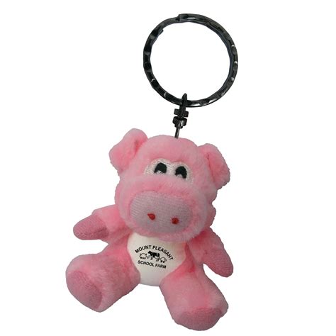 Pig Soft Toy Keyring | Emblem Print Products