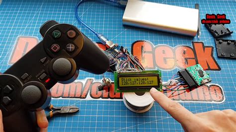 Подключение джойстика к Arduino , беспроводной джойстик 2.4 dualshock ...