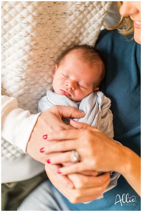 Baby Boy at-home Newborn Photos - Allie.Photo