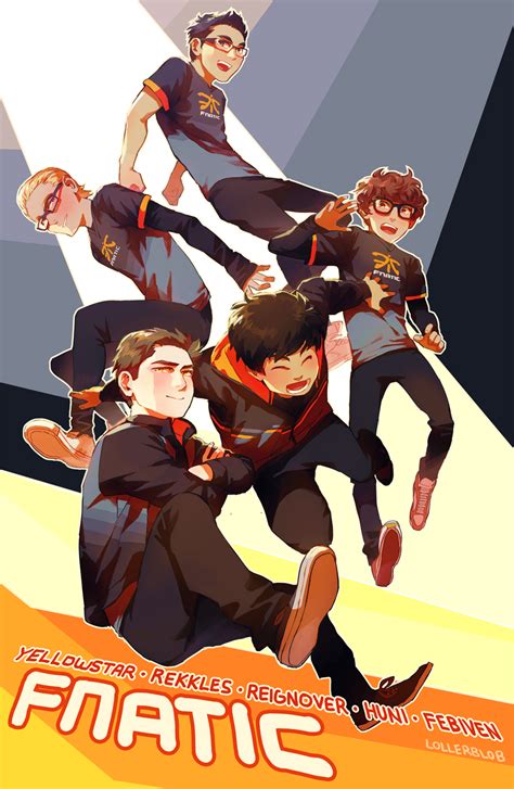 Fnatic LoL team fan art by lollerblob : r/leagueoflegends