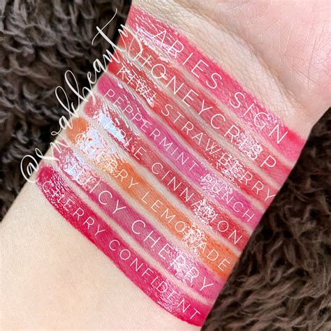 Tropical Paradise Gloss Comparison Swatches – swakbeauty.com