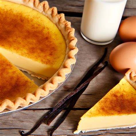 egg custard pie recipe  classic dessert recipe mania