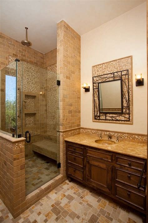 Modern Tuscan Style Bathrooms