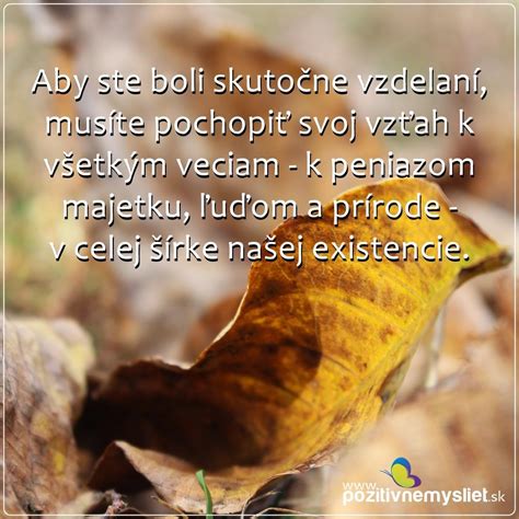 Citát 1166 o vzdelaní | Pozitivnemysliet.sk