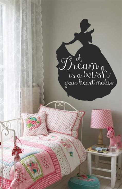 A Dream is a Wish Your Heart Makes Cinderella Quote Vinyl Wall | Etsy