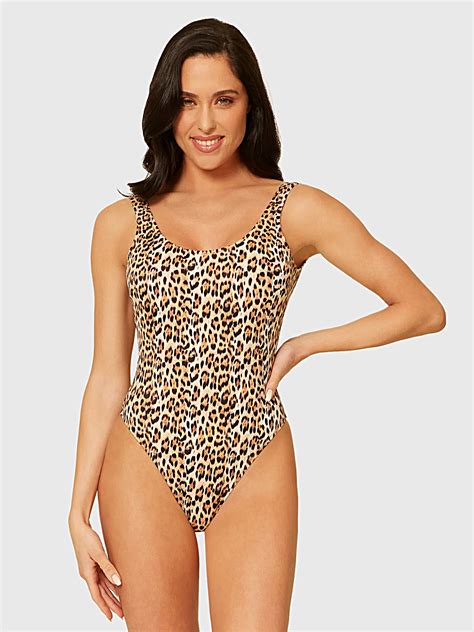 ESSENTIALS animal print one-piece swimsuit brand YAMAMAY