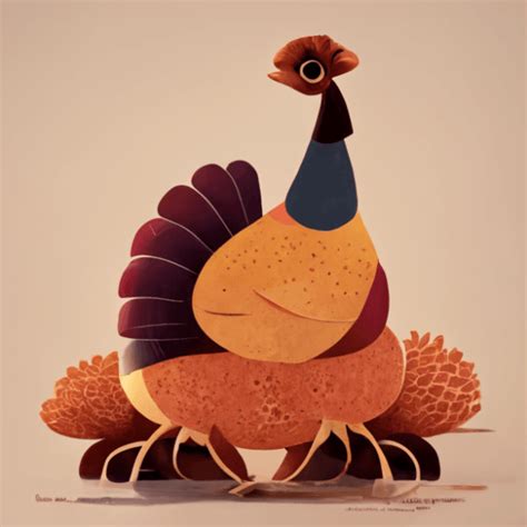 Pixar Thanksgiving Turkey Animation · Creative Fabrica