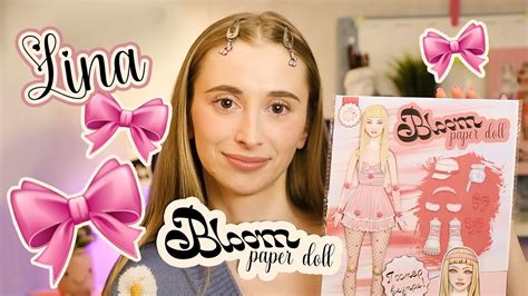 ОБЗОР/ЛИНА -бумажная кукла из коллекции BLOOM. - YouTube