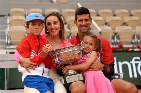 In pictures: Novak Djokovic celebrates French Open triumph with family