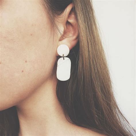 Серёжки из полимерной глины | Earrings, Pearl earrings, Jewelry