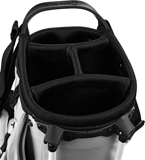 NEW 2024 TaylorMade Flextech US Silver/Navy 4 Way Stand/Carry Golf Bag