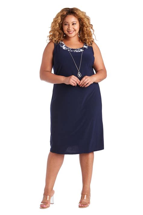 R&M Richards 7117W Short Plus Size Mother Of The Bride Dress for $74.99