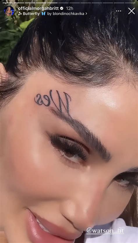 Morgan Osman’s Face Tattoo : r/LAinfluencersnark