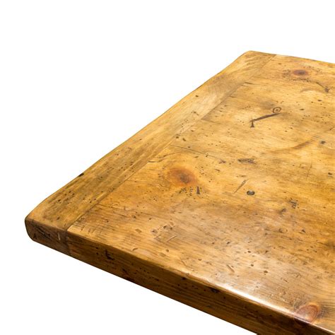 Rustic Pine Workbench Table For Sale at 1stDibs