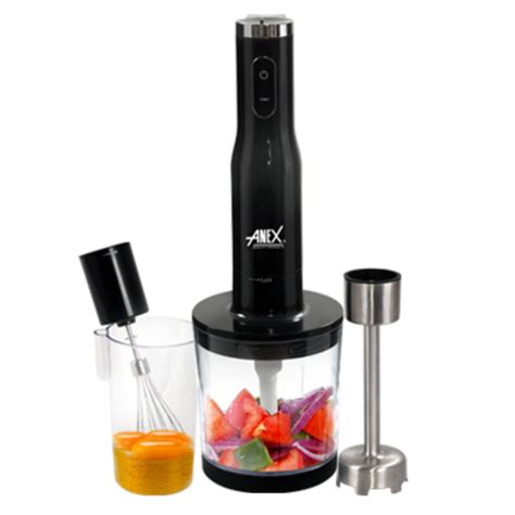 Anex AG-133 hand blender with whisk and chopper - EZMakaan