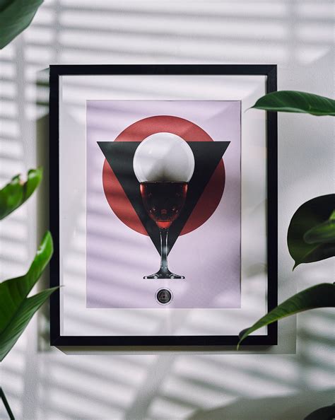 Cherry Poppins Cocktail Print