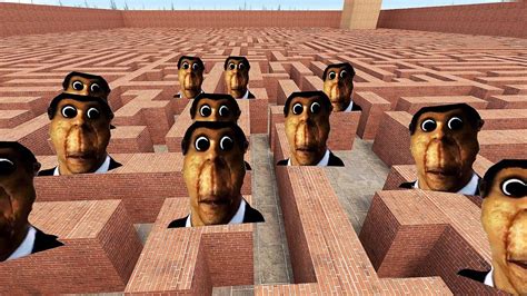 ОБУНГА 1 ЧАС ГОНЯЕТСЯ ЗА НАМИ В БОЛЬШОМ ЛАБИРИНТЕ ЛУЧШИЕ СЕРИИ OBUNGA В ...