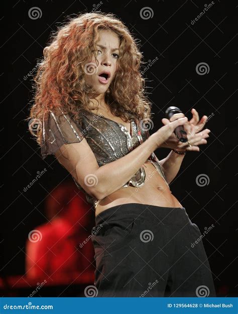 Shakira Performs in Concert Editorial Stock Photo - Image of american
