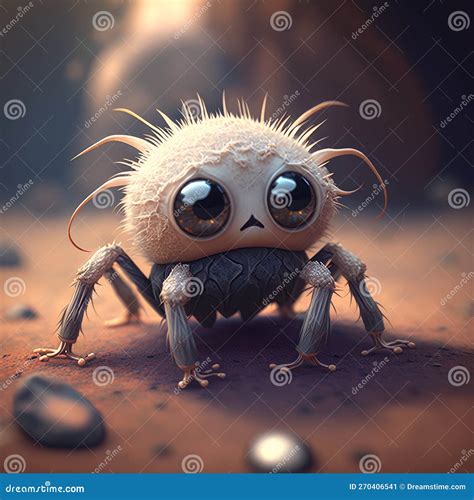 Cute Spider Character Illustration, Generative Ai Stock Image - Image ...