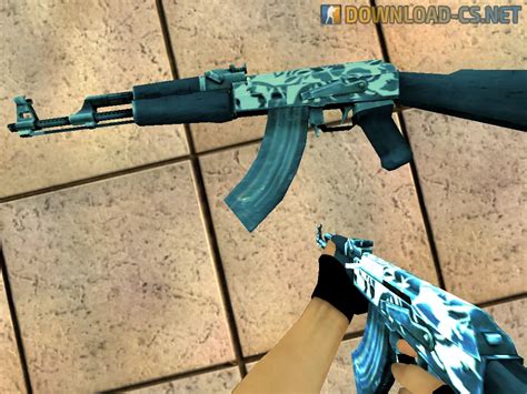 AK-47 Арктика Лед для CS 1.6 - скачать