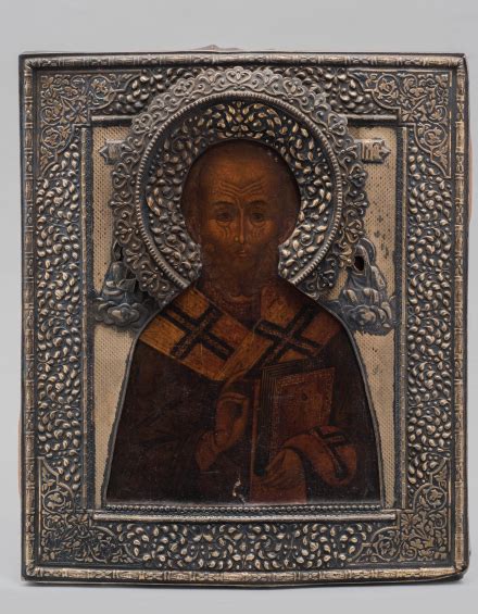 Икона святой Николай Чудотворец (1908-1917г.) – купить в антикварном ...