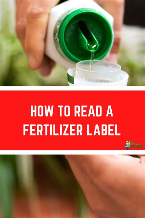read  fertilizer label  produce nerd