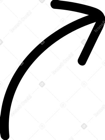 Черная маленькая стрелка в PNG, SVG