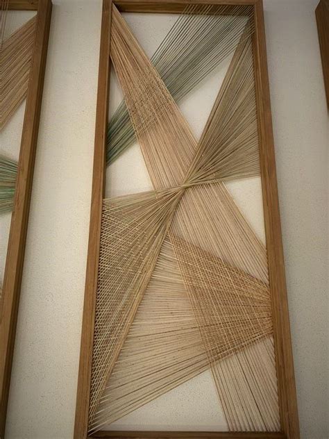 Panels made of thread. Handmade Diy Wall Art Decor, Diy Art, Beach Art ...