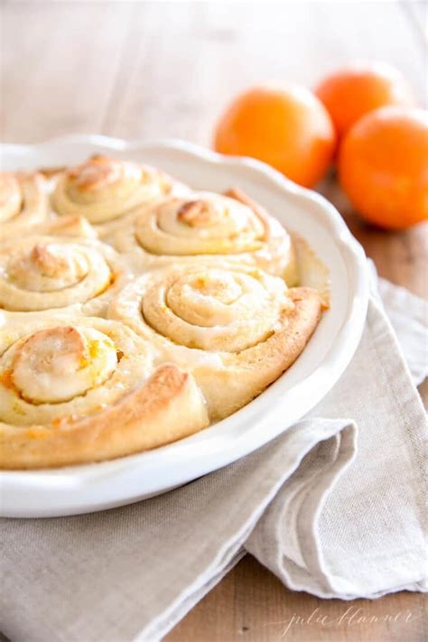 Orange Rolls (1 Hour Orange Rolls Recipe) | Julie Blanner