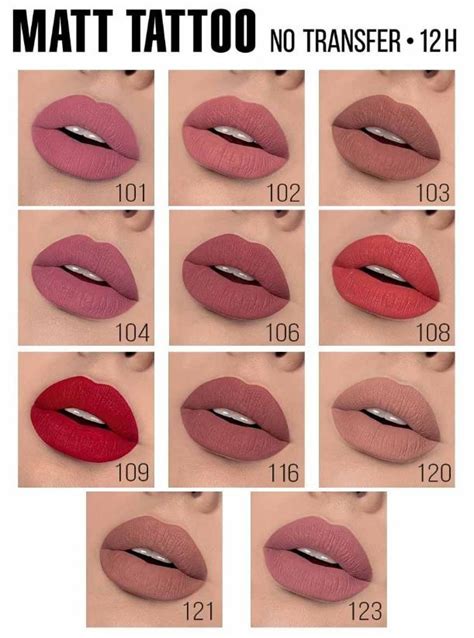 LUXVISAGE Помада для губ матовая жидкая MATT TATTOO тон 123 Dusty Rose ...
