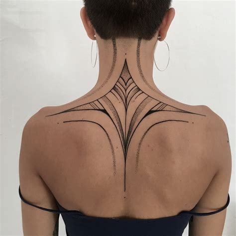 Between Shoulder Blade Tattoos
