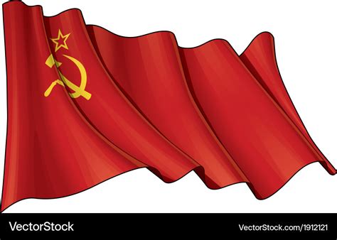 Soviet union flag Royalty Free Vector Image - VectorStock