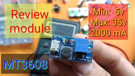Module MT3608 5v-35v max 2Ampere - YouTube