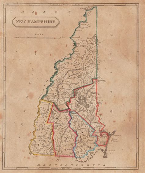 New Hampshire Natural Resources Map