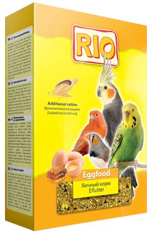 Яичный корм для всех видов птиц RIO 350гр 350 гр купить в Москве, цена ...