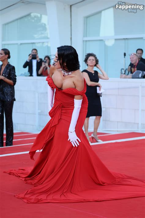 Georgina Rodriguez Stuns in a Red Dress at the 80th Venice