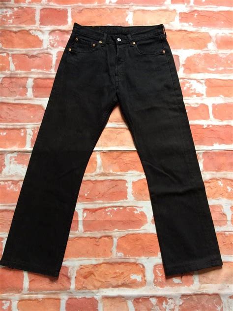 LEVIS 501 Jeans 0165 247 W31 L32 Made in Turkey Noir Levi Strauss Denim ...