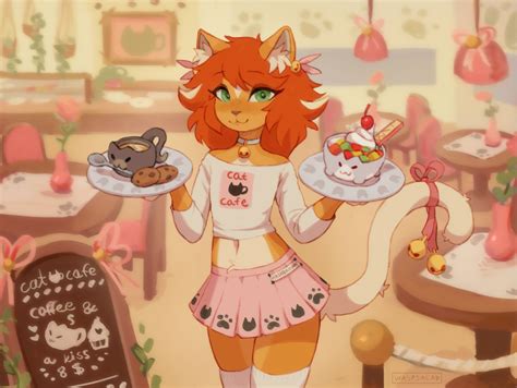 hope you like catboys, here's Hashbrown!! / furry cat :: furry feline