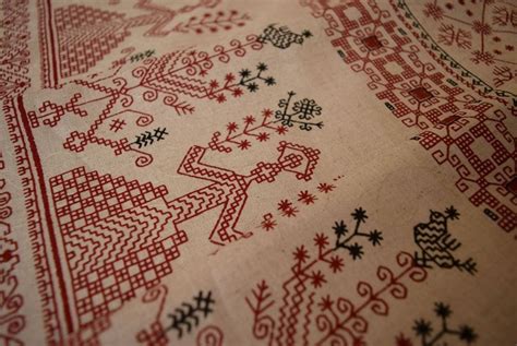 Ткань Макошь лен полулен 150см