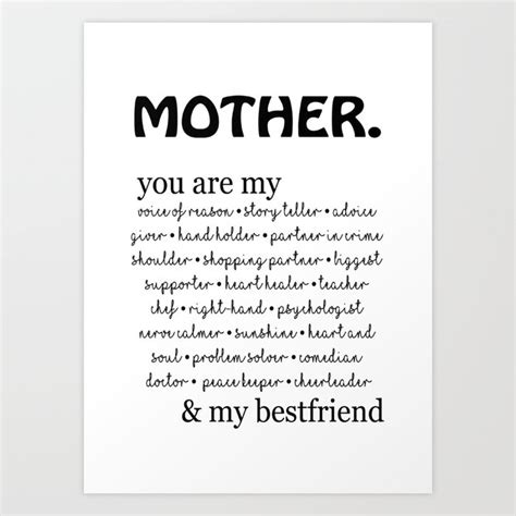 mother quotes Art Print by NeeoArt | Society6