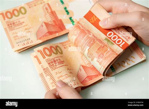 Hong Kong, Hong Kong SAR, China. 10th Aug, 2020. 2020 HKD $1000 bills ...