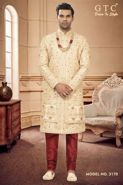 DESIGNER WEDDING SHERWANI | GTC Dress In Style