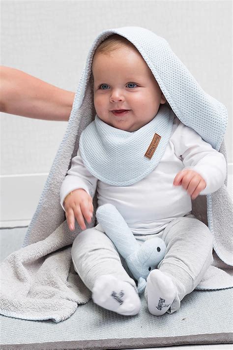 Baby's Only Classic badcape 85x75 cm poederblauw | wehkamp