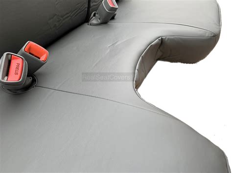 Toyota Tacoma Genuine PU Leather Front Bench Seat Covers 3 Headrest ...